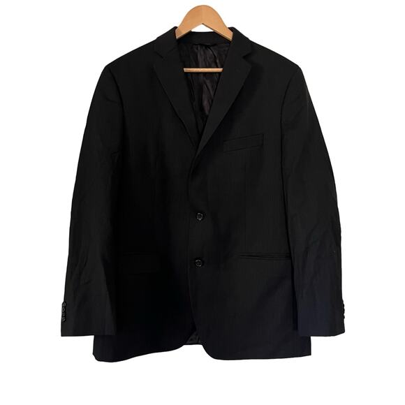 Marc Anthony 100% Wool Blazer Men's Size 44 Regular Black Suit Coat Sport Jacket - Picture 1 of 6